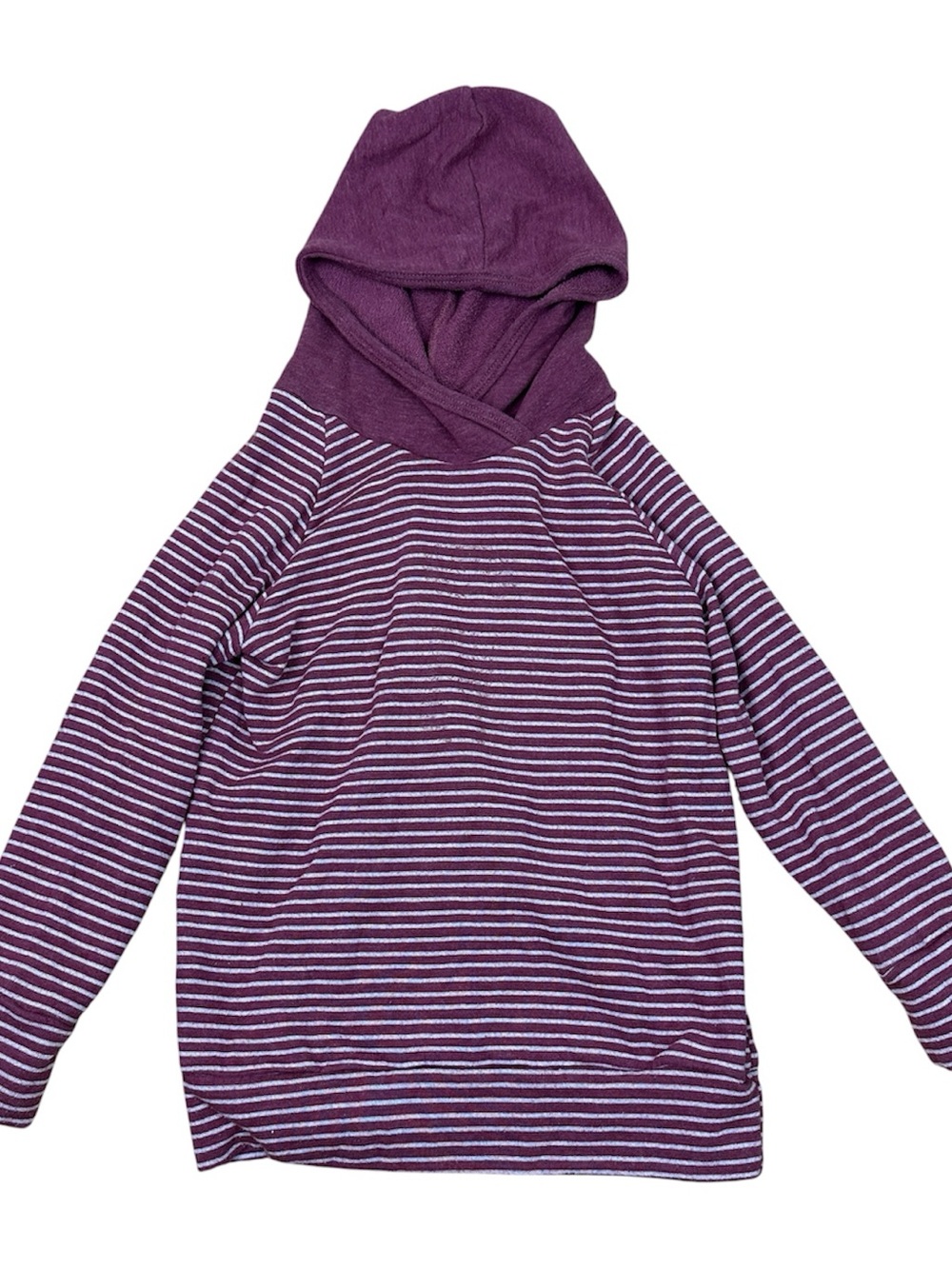 Childhoods Kids Berry Striped Hooded Pullover Sweatshirt
